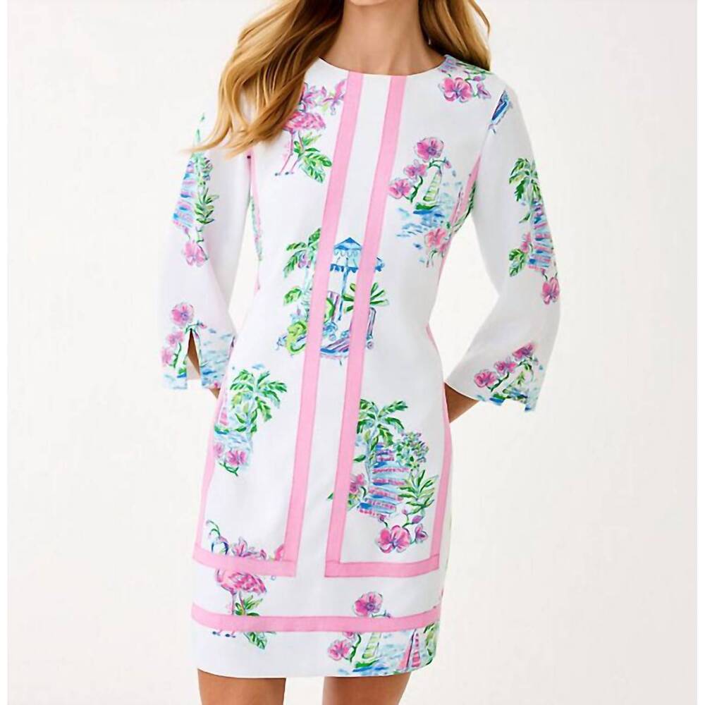 NEW LILLY PULITZER Margaux mini dress in resort white